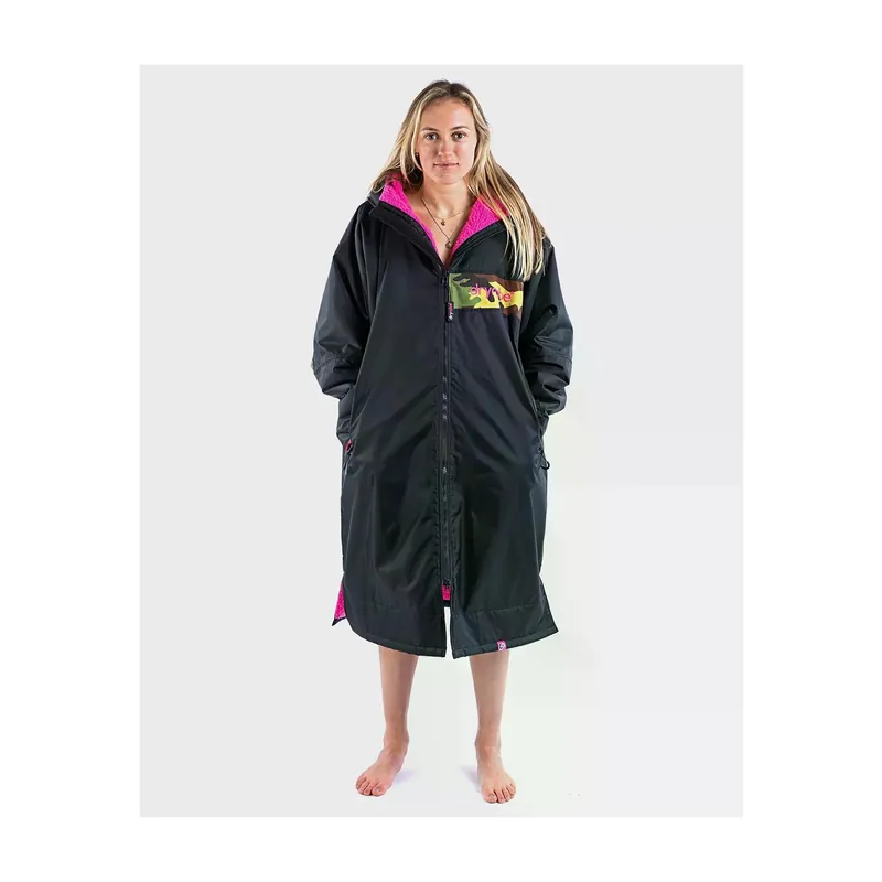 Abverkauf Dryrobe Advance Long Sleeve Schwarz pink camo - Wind Lounge