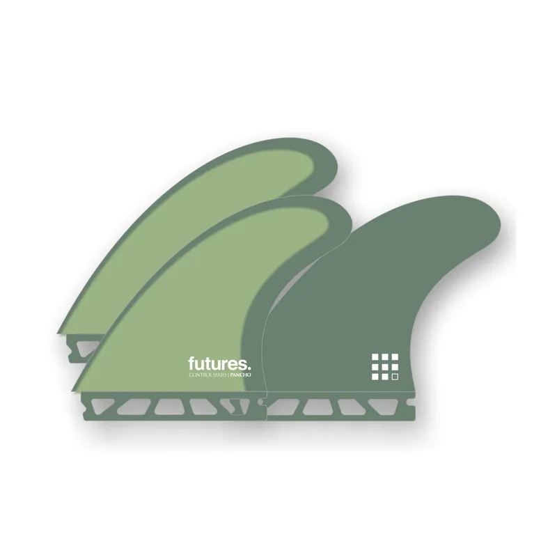 Futures Thruster Fin Set Pancho Sullivan Control M Green 1.0 Angebot