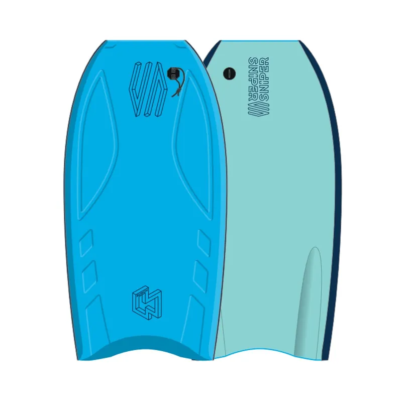 Markenware SNIPER Bodyboard BunchII EPS Stringer Cyan