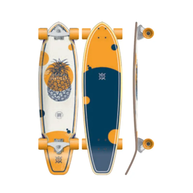 Garantierte Lieferung Carving Skateboard Flying Wheels 35 x 9.25 Orange