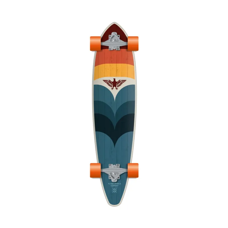 Flying Wheels Gun Skateboard Eagle 35 x 8.5 Multicolor Begrenztes Angebot