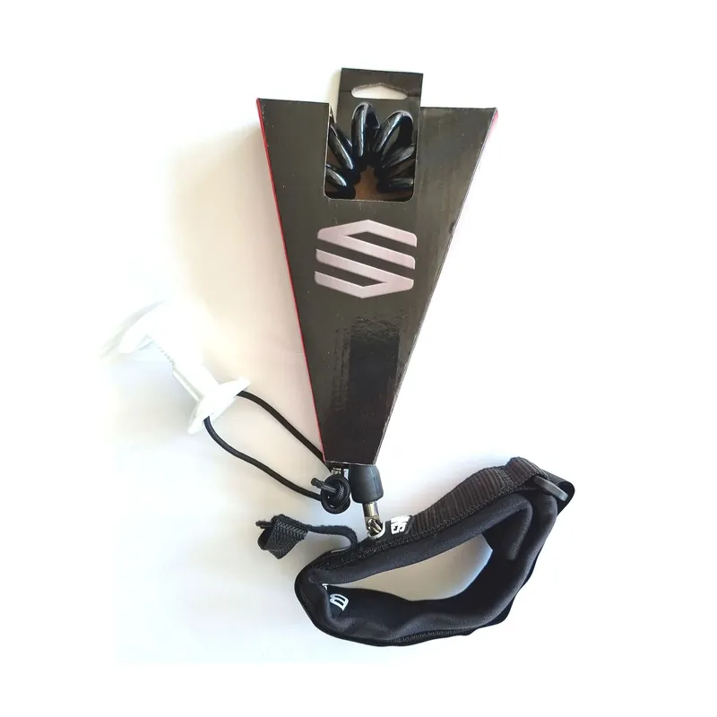 SNIPER Bodyboard Spiral Biceps Leash Deluxe Black Top-Seller