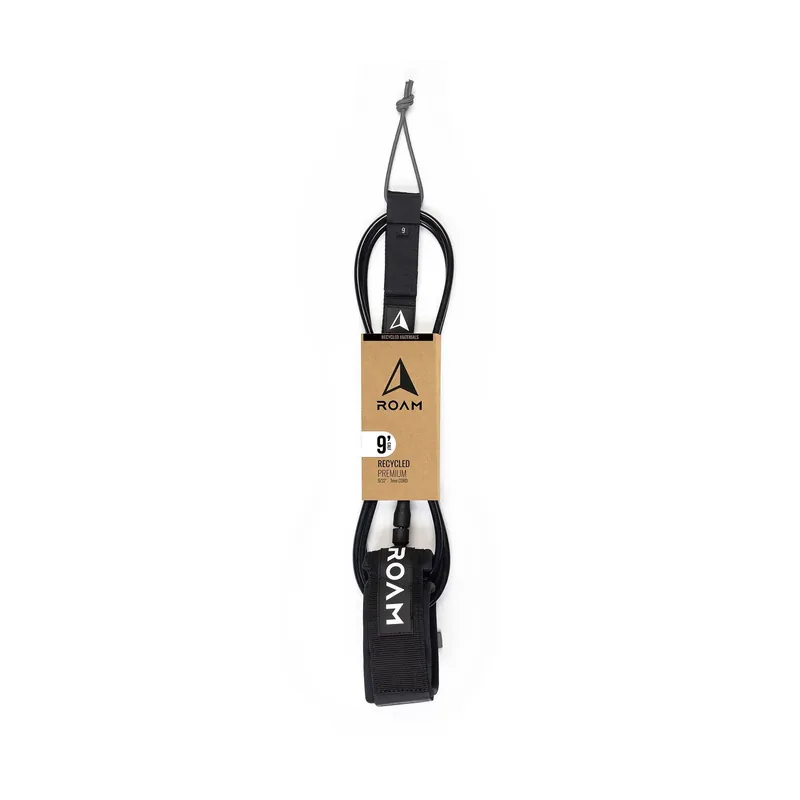 Schneller Versand ROAM Surfboard ECO Leash Recycled Knee 9.0 Black