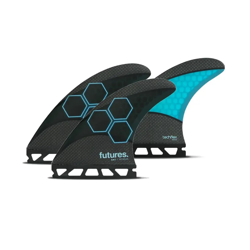 FUTURES Thruster Fin Set AM1 Al Merrick Techflex M Black 3.7 Direkt Vom Hersteller