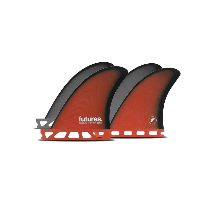 Futures Quad 4 Fin Set Billy Kemper Fiberglass Unisize Red 2.8 Rabatt