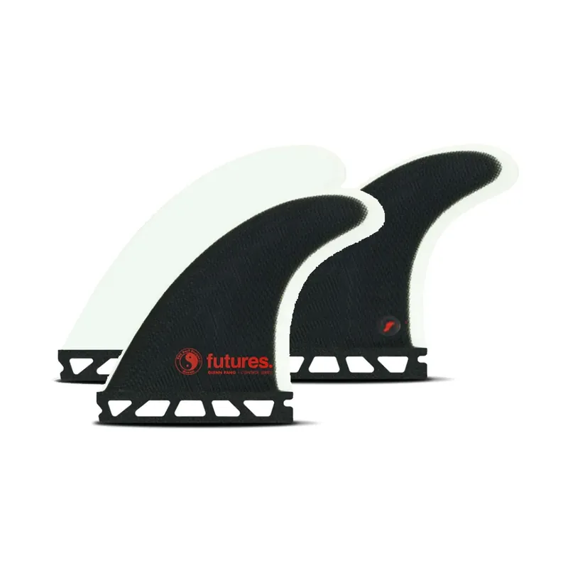 Online Kaufen FUTURES Thruster Fin Set Glenn Pang Fiberglass L Black 3.7
