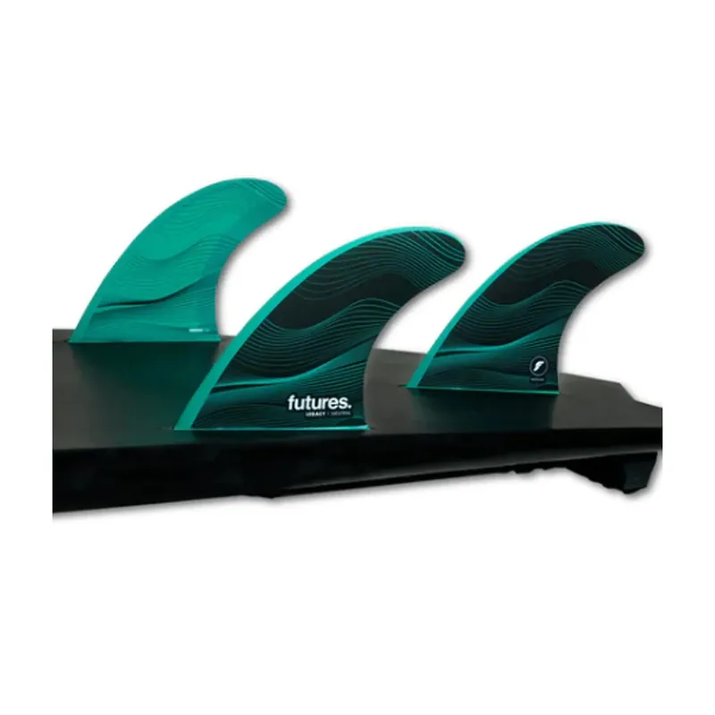 Jetzt Bestellen FUTURES Thruster Fin Set F6 Legacy neutral M Green 6.4