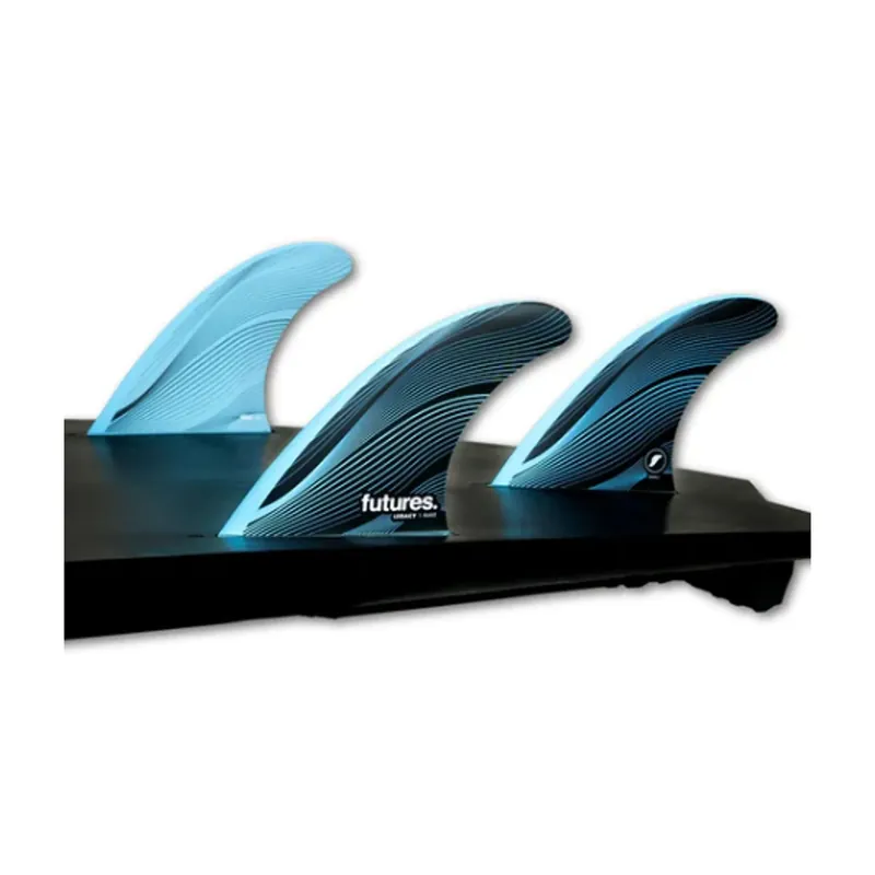 Preiswert FUTURES Thruster Fin Set R4 Legacy Rake S Blue 5.4