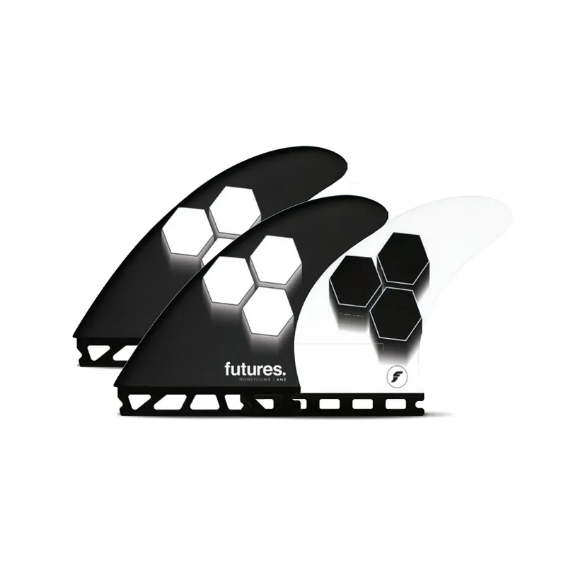 Futures Thruster fin set AM2 Al Merrick Honeycomb L Black 5.8 Sichere Zahlung