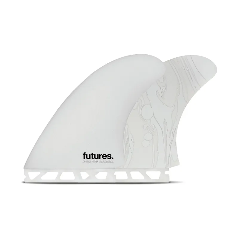Top-Seller FUTURES Twin Fin Set Son of Cobra fiberglass Unisize Gray