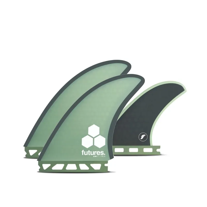 FUTURES Twin Tri Fin Set Al Merrick AMT Honeycomb M Green Kracherpreis