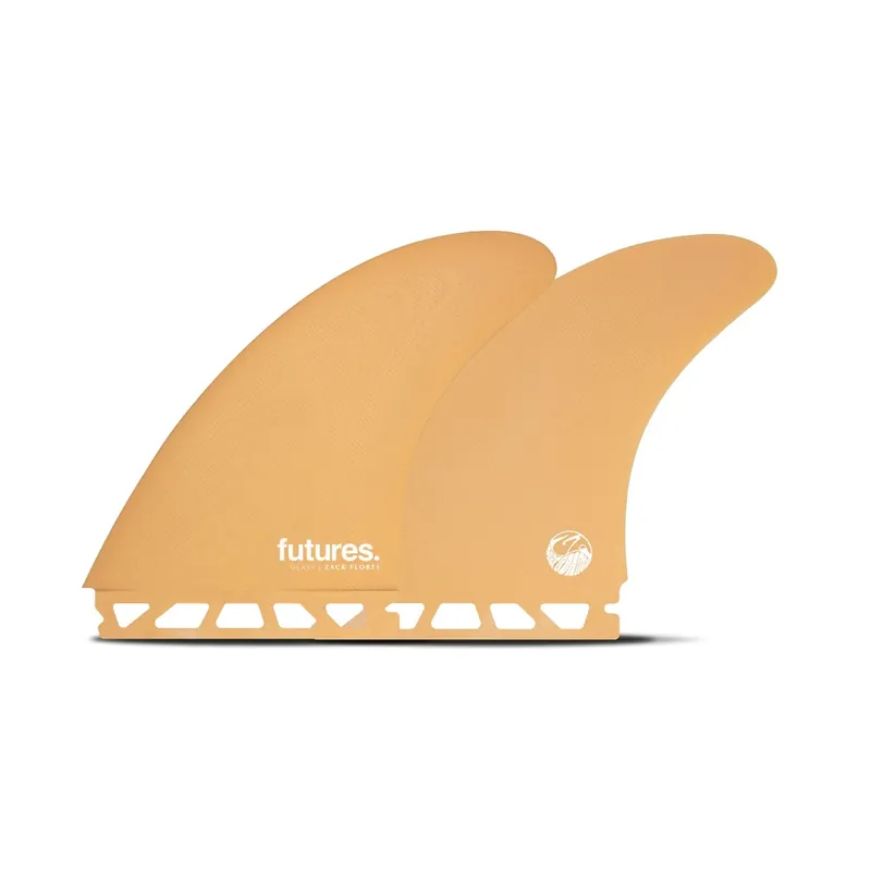 Direkt Vom Hersteller FUTURES Twin Fin Set Zack Flores fiberglass S Orange