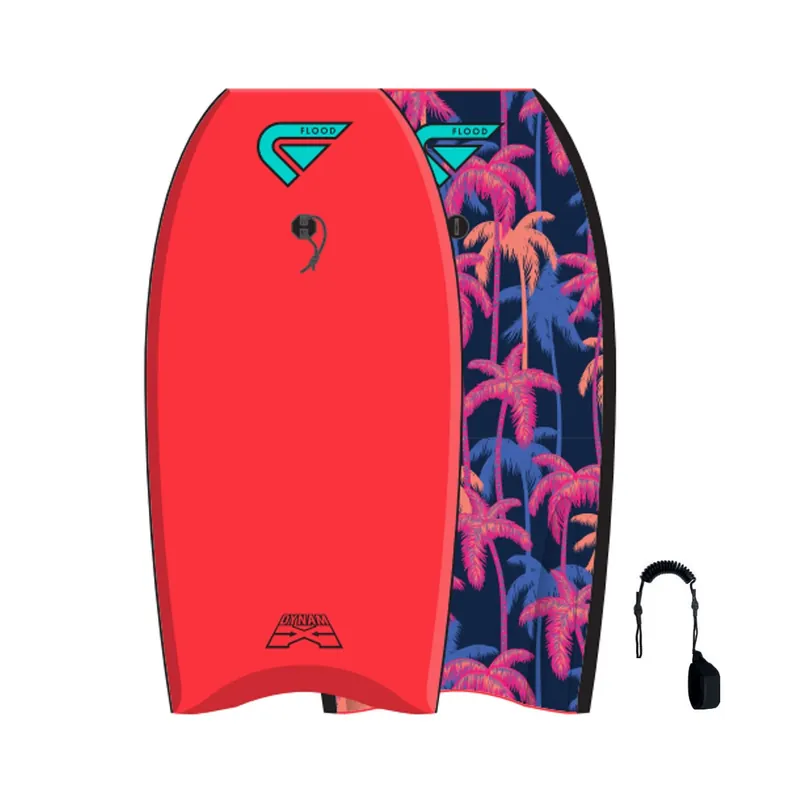 FLOOD Bodyboard Dynamx Stringer 42 Red Palm II Solange Der Vorrat Reicht
