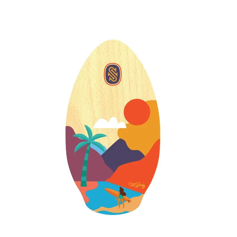 Schneller Versand Skimboard SkimOne Kee Beach 95 x 52 Orange Yellow
