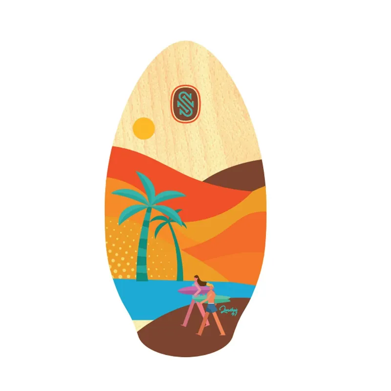 Solange Der Vorrat Reicht Skimboard SkimOne Lanikai 105 x 53 Red Orange