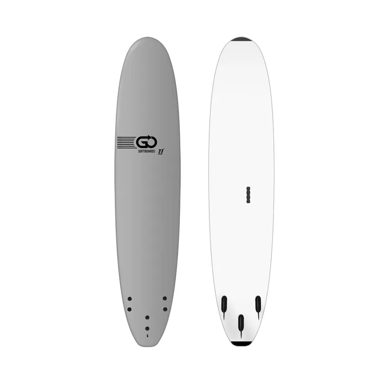 GO Softboard School Surfboard 11.0 x 25 1/2 142.8 Grey Sichere Zahlung