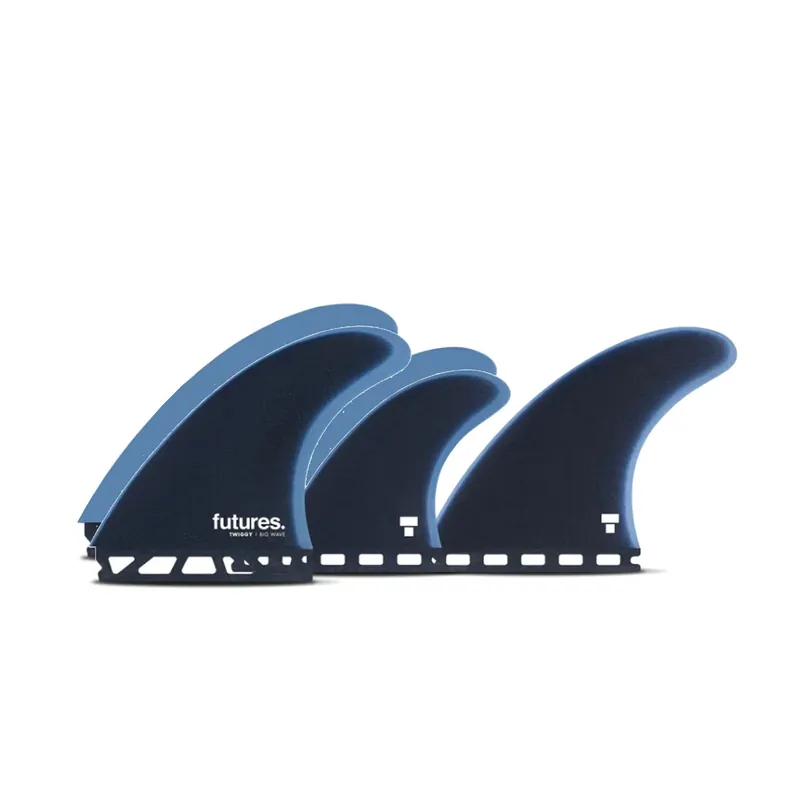 FUTURES Quad Thruster 5 Fin Set Twiggy Big Wave L Navy 2.8 Super-Preis