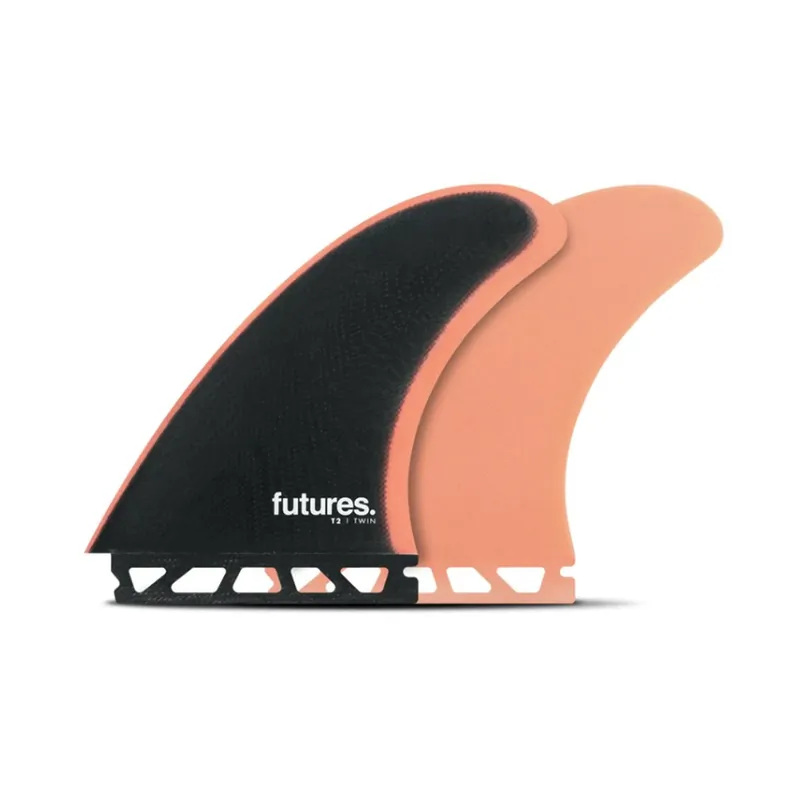 Versand Am Gleichen Tag FUTURES Twin Fin Set T2 Fiberglass Unisize Pink