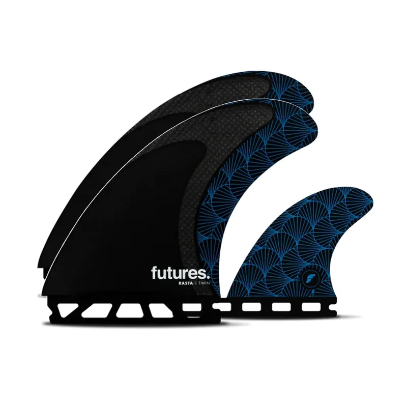 Futures Twin Tri-Fin Set Rasta Unisize Black Must-Have