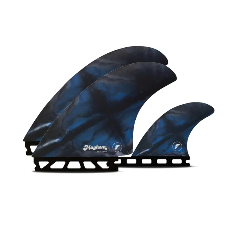 FUTURES Twin+1 Fin Set Mayhem Evil Honeycomb Super-Preis