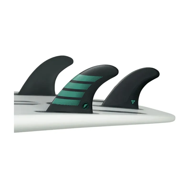 Bestpreis FUTURES Thruster Fin Set F6 Alpha M Turquoise 6.8