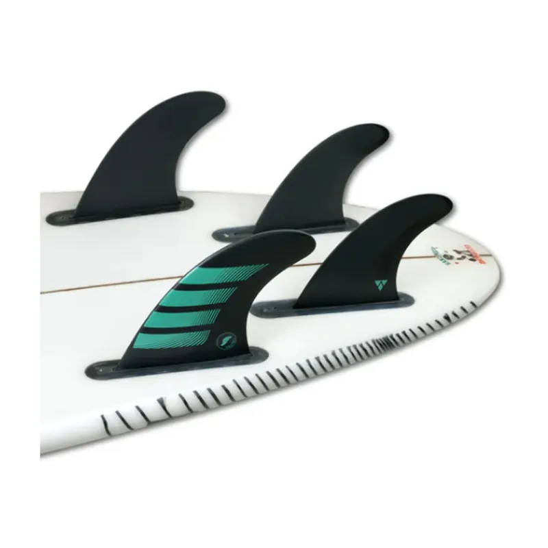FUTURES Quad Thruster 5 Fin Set F6 Alpha M Turquoise 6.9 Sonderaktion