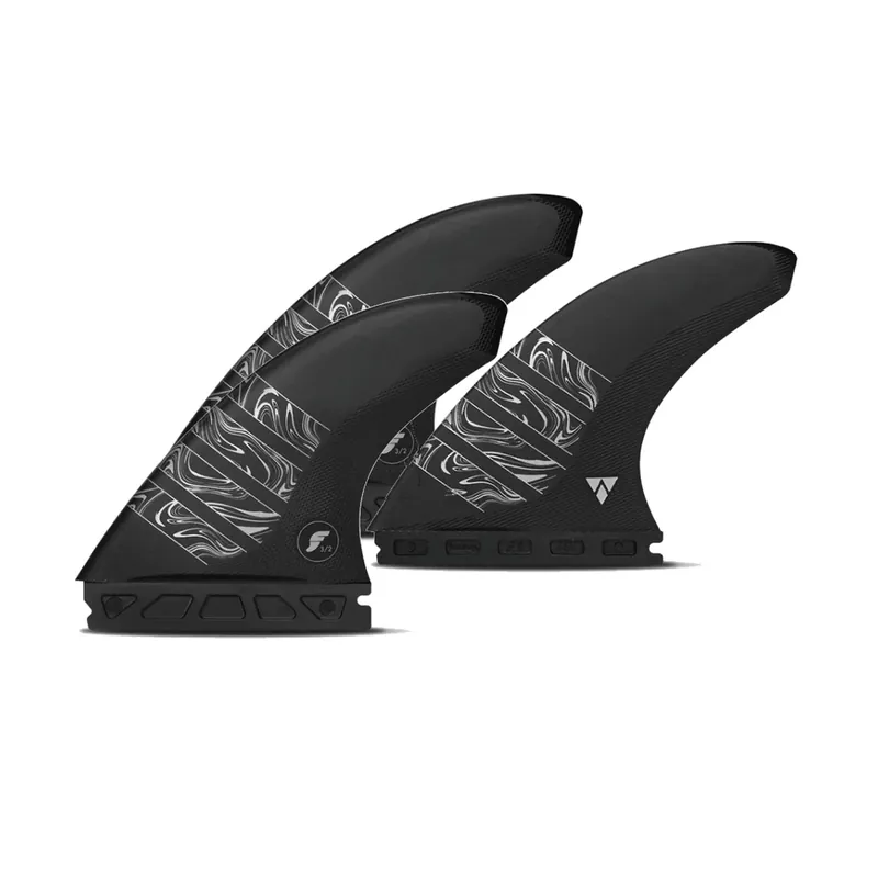 Sichere Zahlung FUTURES Thruster Fin Set VECTOR 3/2 Alpha L Silver