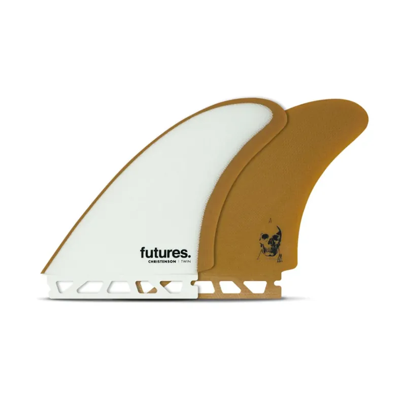 Finale Aktion Futures Twin Fin Set Christenson Fiberglass Unisize Brown