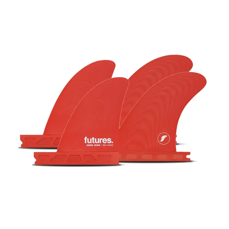 FUTURES Quad Fin Set JJ Florence Big Wave L Navy 2.2 Neu Im Sortiment