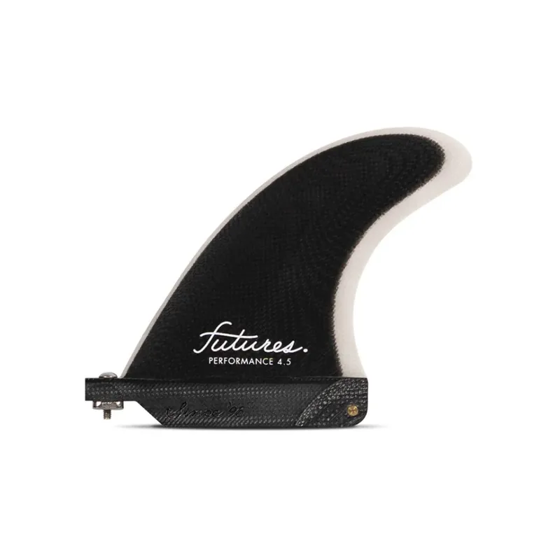 FUTURES Single Fin Performance Fiberglass US 4.5 Black Sichere Zahlung