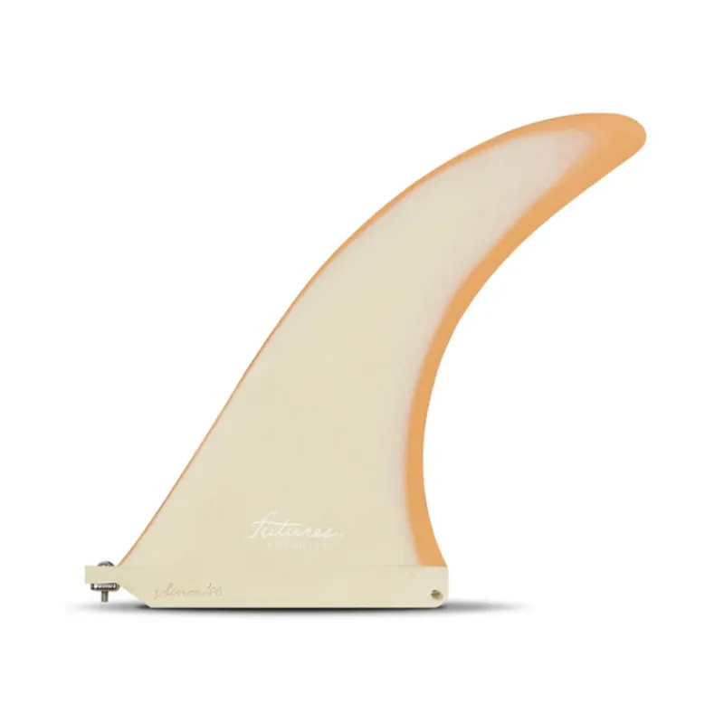 FUTURES Single Fin Zack Flores Fiberglass US 9.5 Orange Preiswert