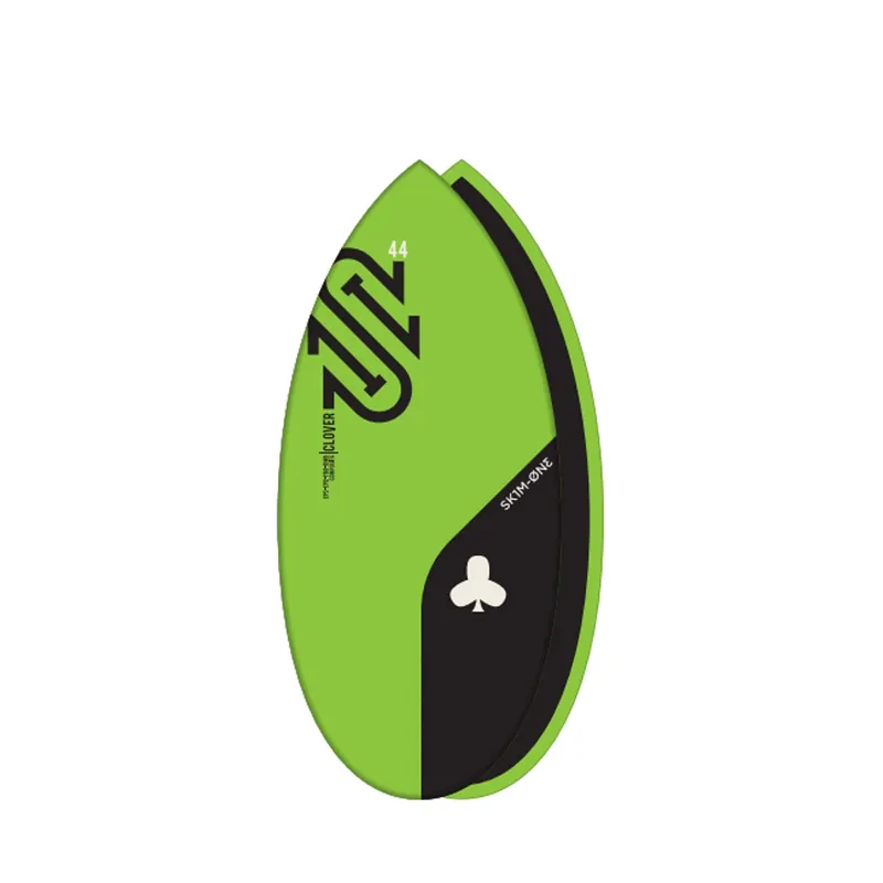 Zertifiziert SkimOne EPS Epoxy Bamboo CLOVER Skimboard 113 x 50 Lime
