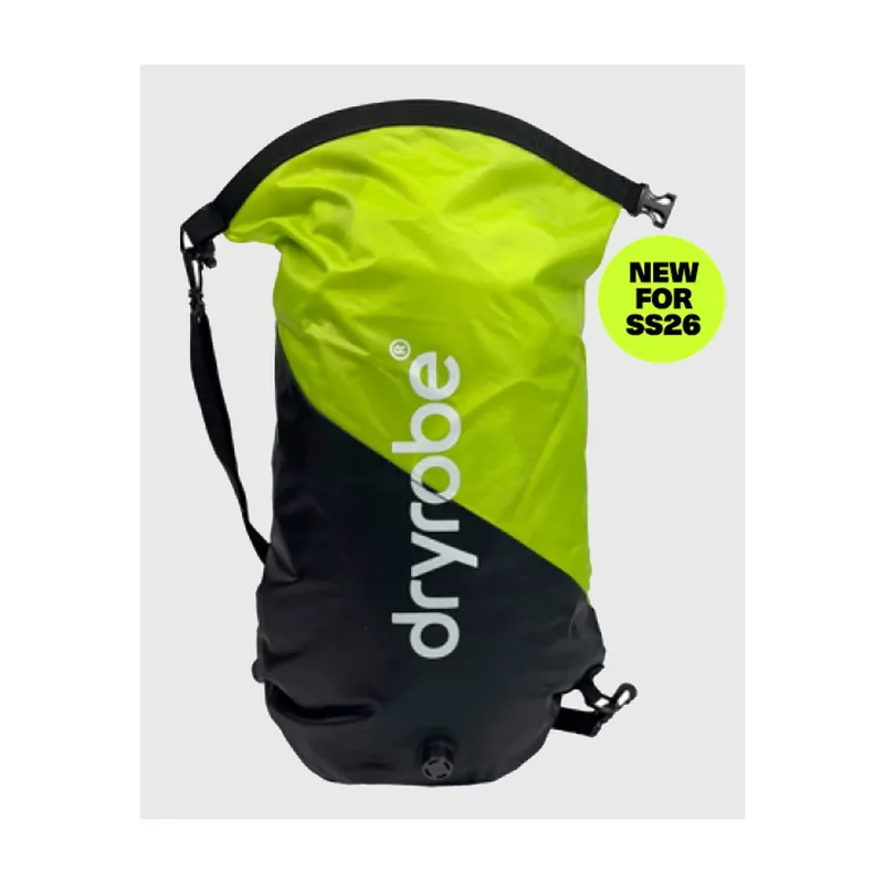Dryrobe Packsack Drybag 33 Black lime - Wind Lounge Neue Ware