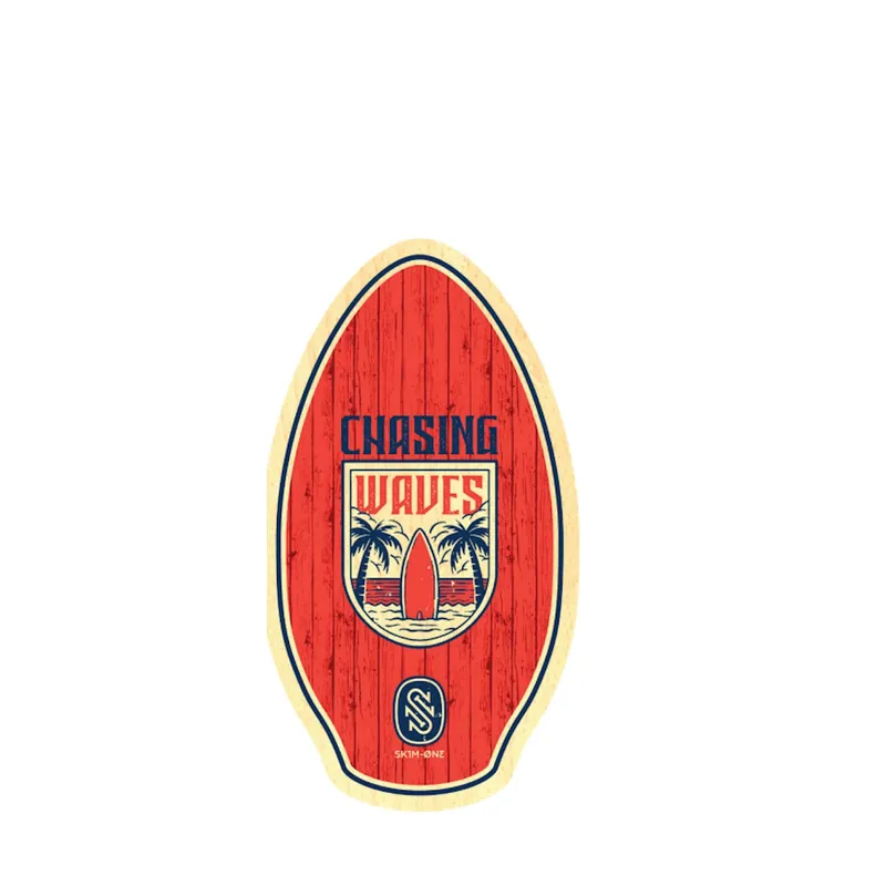 Beliebt Skimboard SkimOne wood Chasing Waves 90 x 51 Red