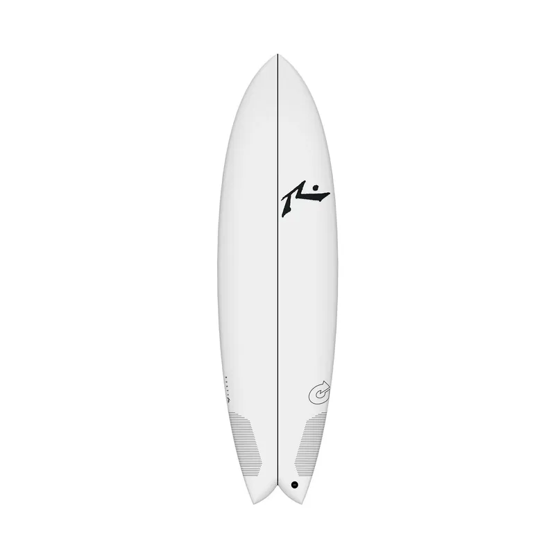 Surfboard RUSTY TEC Moby Fish Quad White Top-Angebot