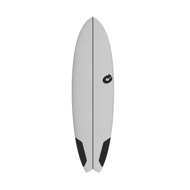 Nur Für Kurze Zeit Surfboard TORQ Softboard EVA Mod Fish Gray