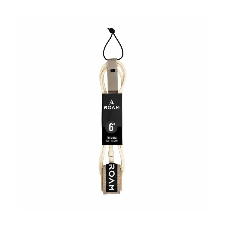 Nur Heute ROAM Surfboard Leash Premium Sand