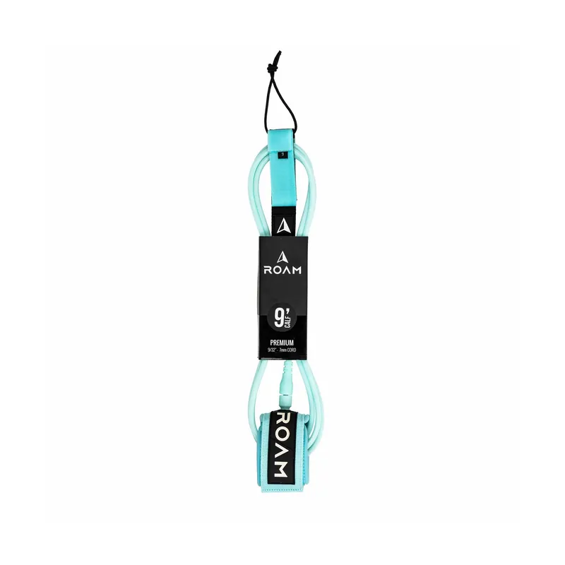 Meistverkauft ROAM Surfboard Leash Premium Knee Lite 9.0 Turquoise