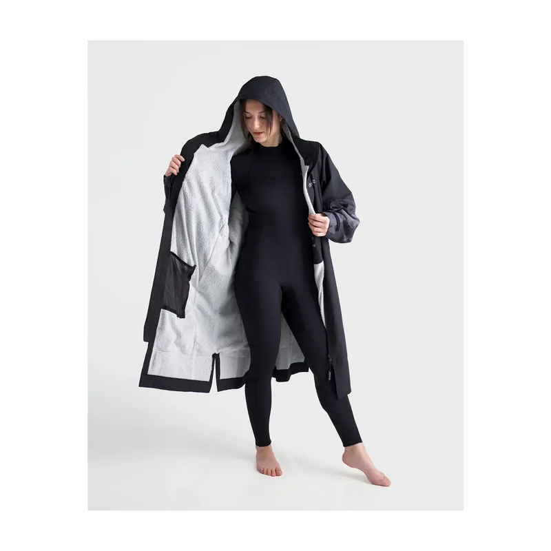 Dryrobe Tech-Lite Long Sleeve Schwarz Camo - Wind Lounge Garantierte Lieferung