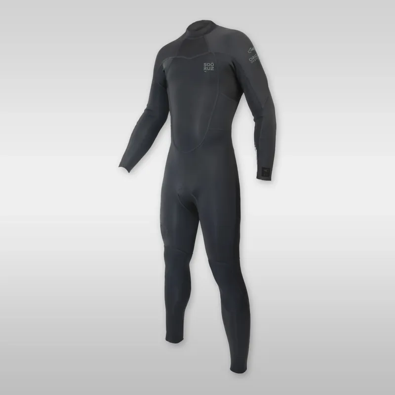 Soöruz Fly Black 3/2mm Back-Zip Wetsuit for Men - Wind Lounge Echt
