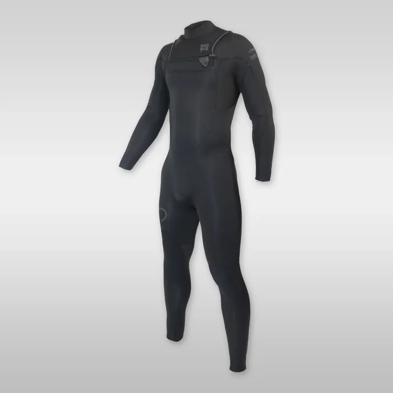 Soöruz Fly Black 3/2mm Front-Zip Wetsuit for Men - Wind Lounge Neue Ware