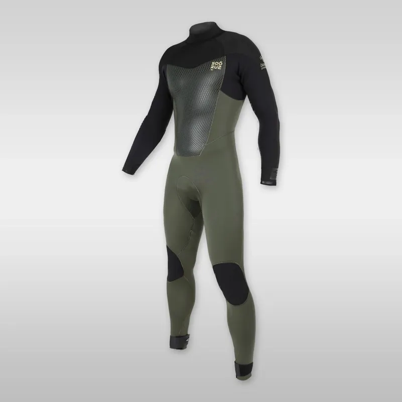 Must-Have Soöruz Fighter Army 5/4/3mm Back-Zip Wetsuit for Men - Wind Lounge