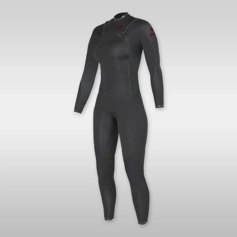 Ausverkauf Soöruz Divine Black 5/4mm Front-Zip Wetsuit for Women - Wind Lounge
