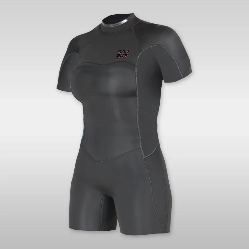 Soöruz Divine Black 2/2mm Backzip Neopren-Shorty Damen - Wind Lounge Günstig