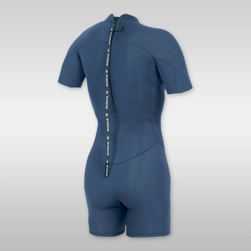 Günstig Soöruz Fly Navy 2/2mm Backzip Neopren-Shorty Damen - Wind Lounge