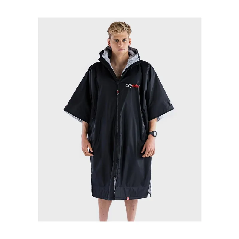 Highlight DRYROBE Advance Short Sleeve Black Gray L Black Grey Adult
