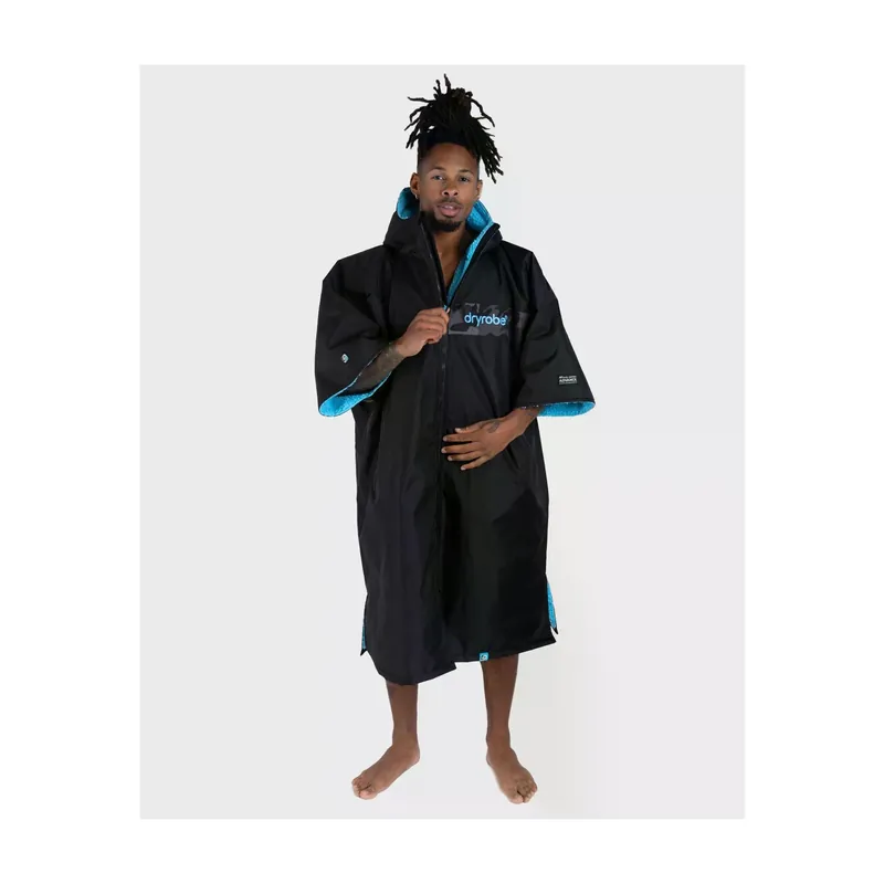 DRYROBE Advance Short Sleeve Black Camo Blue M Black Blue Camo Adult Bestpreis